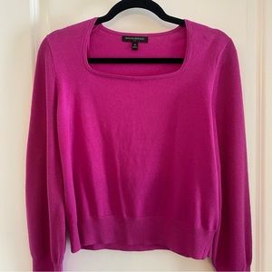 Banana Republic Magenta Sweater Size Medium